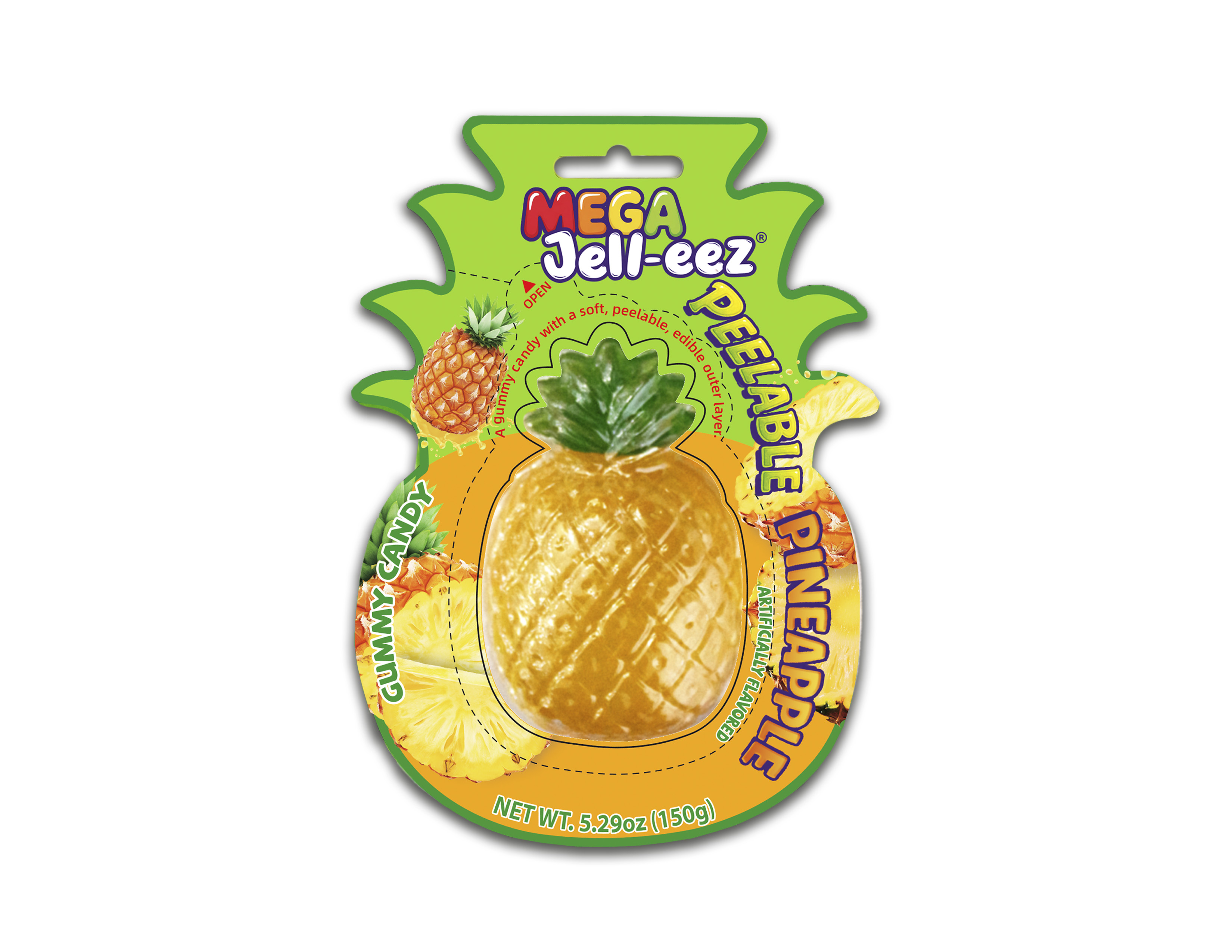 Mega Jell-EEZ Peelable Pineapple