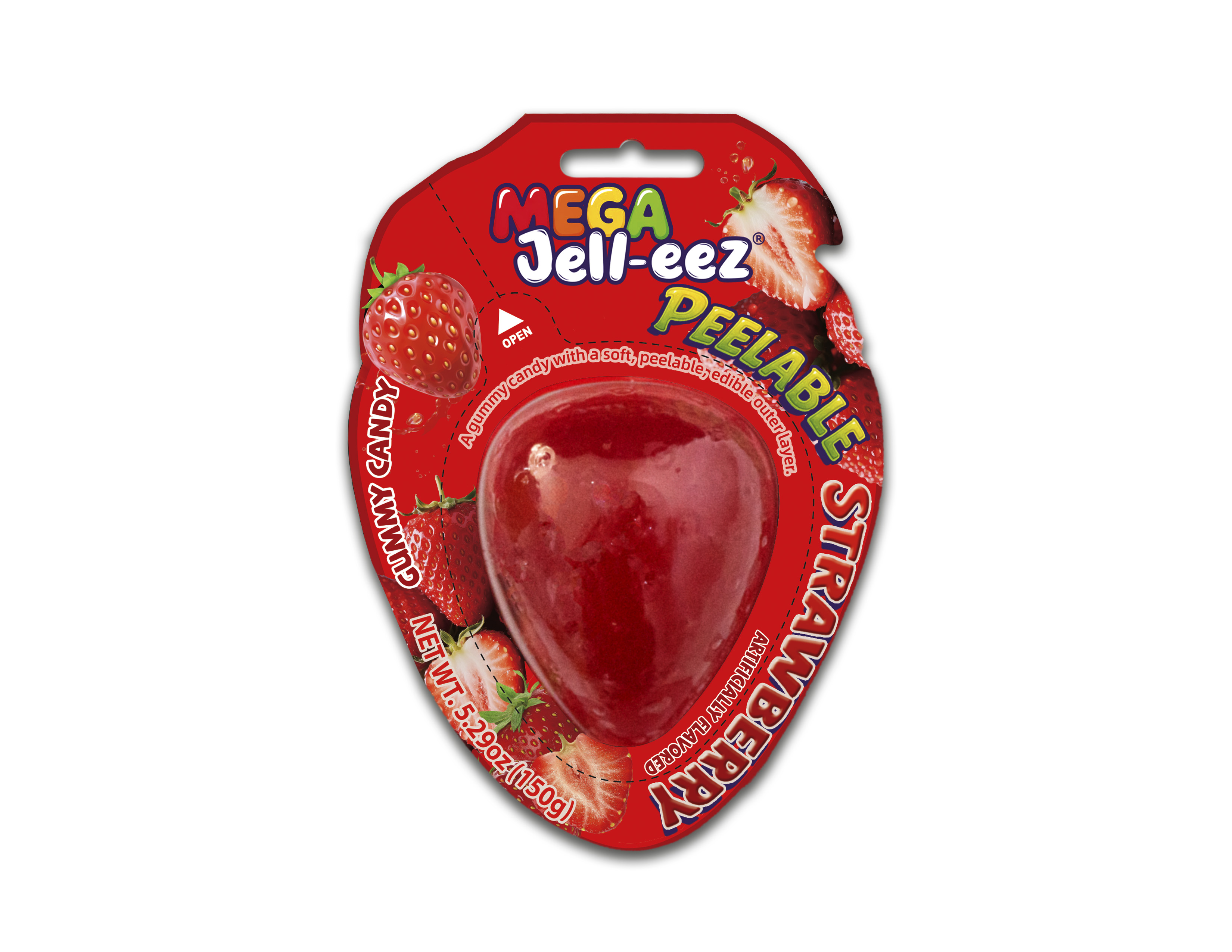 Mega Jell-EEZ Peelable Strawberry